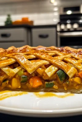 Irresistible Savory Curried Veggie Lattice Pot Pie Recipe