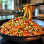 Irresistible Savory Sweet Chili Soy Noodle Stir Fry Recipe