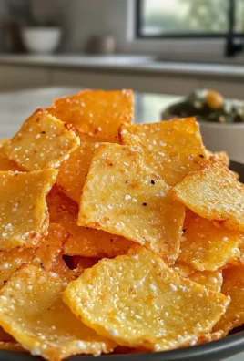 Crispy Crunchy Cottage Cheese Chips