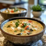 Irresistible Creamy Savory Chicken and Poblano Chile Soup Recipe