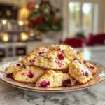 Irresistible Festive Cranberry Cream Cheese Scones