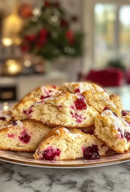 Irresistible Festive Cranberry Cream Cheese Scones