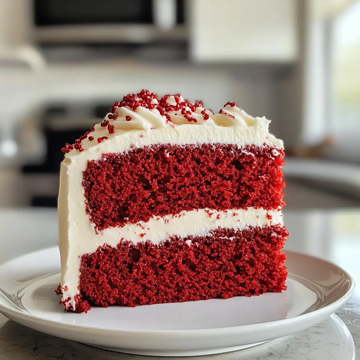 Irresistible Red Velvet Cake with Creamy Cream Cheese Frosting